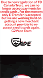 Mobile Screenshot of g2vape.com